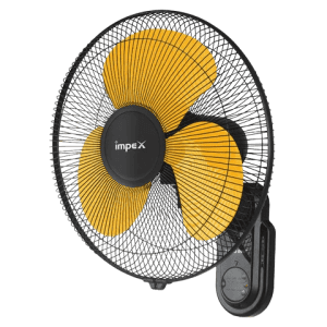 Impex Wall fan Zolo RWF | 1350 RPM  | Yellow Black