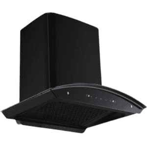 Hindware Chromia Blk 60 Auto Clean Chimney | 60 cm | Black