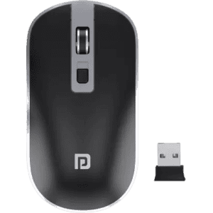 Portronics Toad 14 / Runs on single AA Battery,upto 1400 DPI,30 Lakhs + click life Wireless Optical Mouse | Black