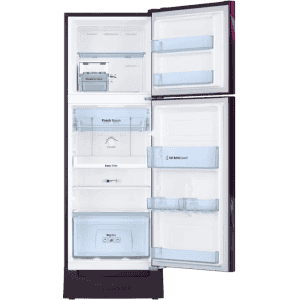 SAMSUNG 253 L Frost Free Double Door 2 Star Refrigerator with Base Drawer | RT28T31429R/HL | Paradise Purple