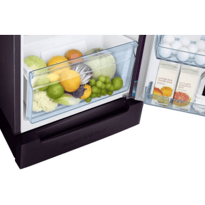 SAMSUNG 253 L Frost Free Double Door 2 Star Refrigerator with Base Drawer | RT28T31429R/HL | Paradise Purple