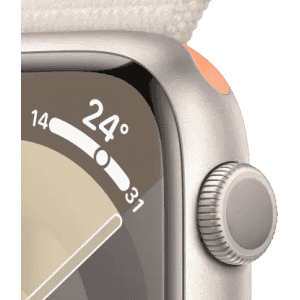 Apple Watch Series 9 GPS  | Aluminium Case with Starlight Sport Loop  | 45mm | Starlight | MR983HN/A