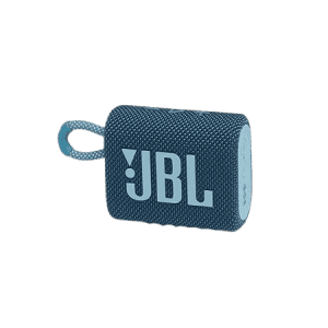 JBL Go 3 Wireless Ultra Portable Bluetooth Speaker | Waterproof | Fabric Design | Blue