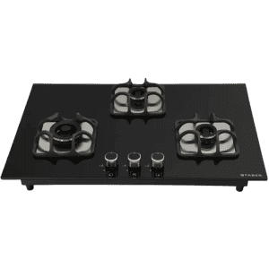 FABER | IMPERIA PLUS |   3 Burners | 783 BRB CI BK  Glass Automatic Hob