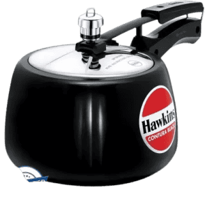 Hawkins Contura Hard Anodised Inner Lid Pressure Cooker | 3 L | Black | CB30