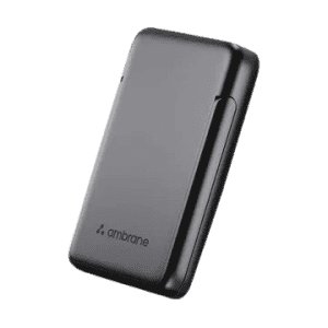 ambrane AeroSync PB 10 10000 mAh 15W Fast Charging Power Bank | Black