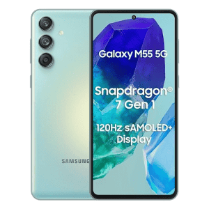 Samsung Galaxy M55 5G | 8 GB RAM | 256GB Storage | Light Green