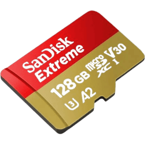 SanDisk EXTREME A2 128 GB MicroSDXC UHS Class 3 160 MB/s Memory Card