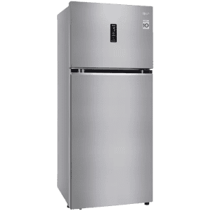 LG 423 Litres 3 Star Frost Free Double Door Refrigerator | Convertible | GL-T422VPZX.DPZZEB | Shiny Steel