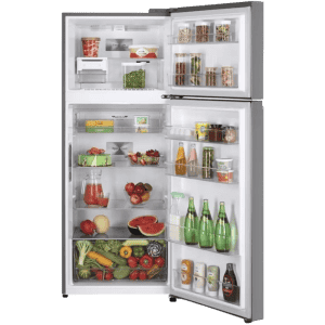 LG 423 Litres 3 Star Frost Free Double Door Refrigerator | Convertible | GL-T422VPZX.DPZZEB | Shiny Steel