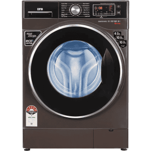 IFB |Senator MXS 8012 | 2X Power Steam, Hard Water Wash Fully Automatic Front Load Washing Machine with In-built Heater |  8 kg /5 Star  | Brown
