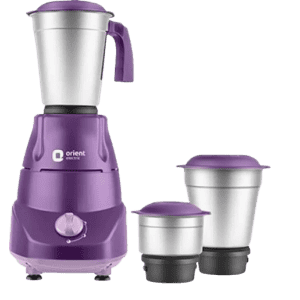 ORIENT BOLT PLUS Mixer Grinder | MGBP50L3 | 3 Jars | Purple