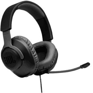 JBL Quantum 100 Wired Gaming Headset | On the Ear | Black