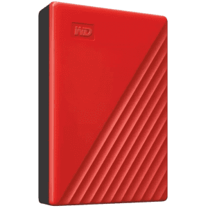 WD My Passport 4 TB External Hard Disk Drive | Red & Black
