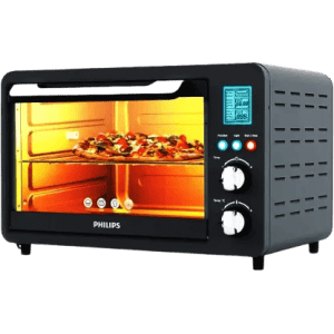 PHILIPS | 25-Litre HD6975/00 | Oven Toaster Grill with Motorised Rotisserie Opti Temp Technology | Grey