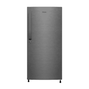 Haier 190 Litres | HRD-2103CBS | 3 Star Direct Cool Single Door Refrigerator with Diamond Edge Freezing Technology | Brushline Silver
