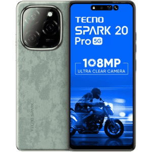 Tecno Spark 20 Pro 5G | 8 GB RAM |128 GB |  Neon green	