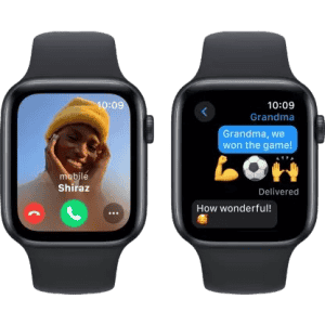 Apple Watch SE | GPS + Cellular 44mm Midnight Case & Midnight Sport Band | Midnight Strap