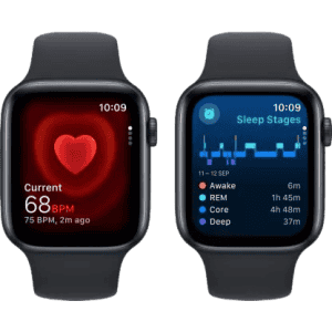 Apple Watch SE | GPS + Cellular 44mm Midnight Case & Midnight Sport Band | Midnight Strap