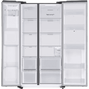 SAMSUNG Direct Cool Side by Side Refrigerator | 3 Star | 615 L | RS7HCG8543SLHL | EZ Clean Steel