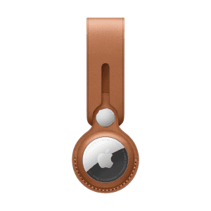 Apple AirTag Leather Loop - Saddle Brown