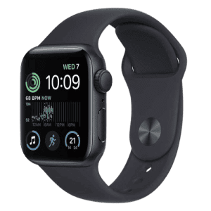 Apple Watch SE 2nd Generation | GPS 40mm | Smart watch | Midnight Aluminium Case with Midnight Sport Band