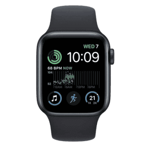 Apple Watch SE 2nd Generation | GPS 40mm | Smart watch | Midnight Aluminium Case with Midnight Sport Band