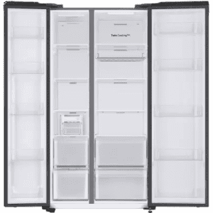 SAMSUNG 653 L Frost Free Side by Side 5 Star Refrigerator | RS76CG8115B1HL | Black Matt