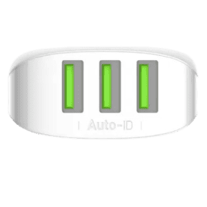 Salpido 17 W 3.4 A Multiport Mobile Charger with Detachable Cable | White