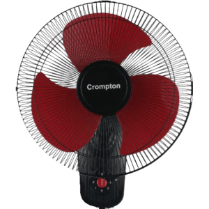 Crompton High Speed Torpedo | 400 mm | 3 Blade Wall Fan | Red Black