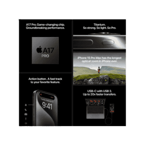 Apple iPhone 15 Pro | 256 GB | Natural Titanium