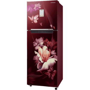 SAMSUNG Refrigerator | RT28B3522RZ/HL | 244 L  | Frost Free Double Door | 2 Star Refrigerator | Midnight Blossom Red