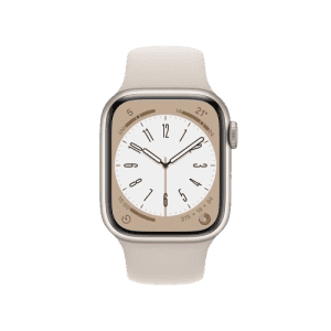 Apple Watch Series 8 | 45 mm | Starlight Sport Band | Starlight Aluminium Case | MNP23HN/A
