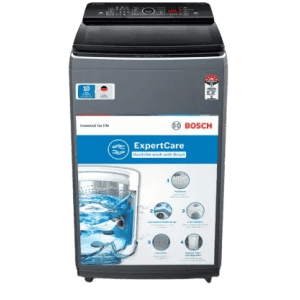 BOSCH 6.5 kg 5 Star With Vario Drum & Anti Tangle Program Fully Automatic Top Load Washing Machine WOE651D0IN Grey