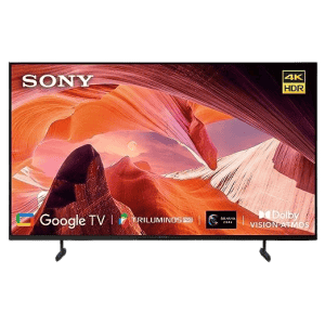 Sony Bravia Smart LED Google TV | KD-50X80L | 4K Ultra HD | 126 cm | 50 inches | Black