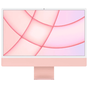 Apple 2021 iMac with 4.5K Retina display M1 | 8 GB Unified/256 GB SSD/Mac OS Big Sur/24 Inch Screen/MGPM3HN/A | Pink