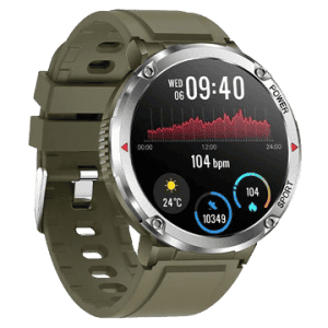 Fire Boltt Sphere Smartwatch | 1.6 inch | 600 mAh | Silver green | BSW106