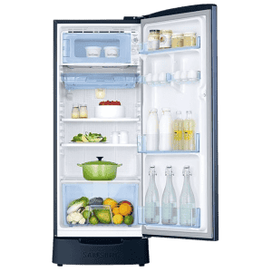 Samsung Single Door Refrigerator | 183 L | Camellia Blue | RR20C1823CU/HL