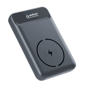 Stuffcool Magnetic Wireless Powerbank for iPhone | 10000mAH | Grey | PB9018W