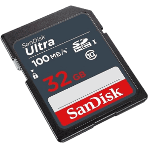 SanDisk 32Gb Ultra 100Mbs Sdhc Memory Card