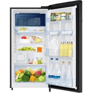 SAMSUNG 184 L Direct Cool Single Door 3 Star Refrigerator | RR21C2J23BX/HL | Luxe Black