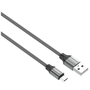 Salpido Micro USB Cable 2.4 A 1 m LS441 | Compatible with All Phones With Micro USB Port | Black