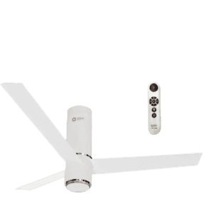 Orient Electric Aeroslim BLDC motor Smart Ceiling Fan with IOT | 1200mm | Remote & Under light | White Marble