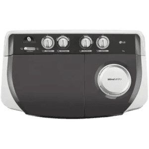 LG 7 kg Semi Automatic Top Load | P7020NGAZ | Grey, White