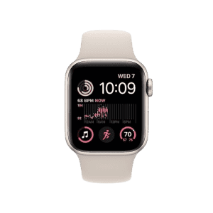 Apple Watch SE 2nd Gen | 40mm | Aluminium Case Starlight Sport Band (M/L) | Starlight