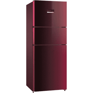 Bosch Serie 4 332 Litres Frost Free Vario Inverter Triple Door Refrigerator MultiAirflow System | CMC33WT5NI | Candy Red