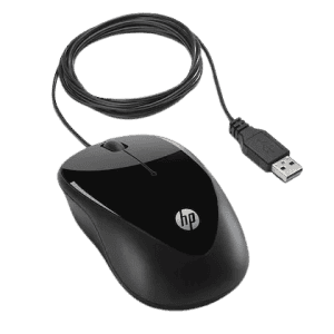 HP X1000 Optical Wired Mouse | USB 2.0, Black