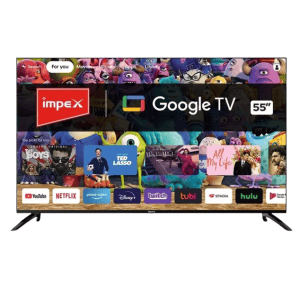 Impex Android 11 LED Google TV | Black | 139 cm (55 Inch) | evoQ 55S4RLC2