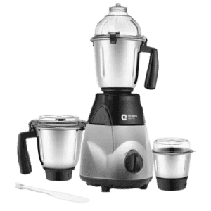 Orient Electric MGCS120G3 1200W Mixer Grinder | 3 Jars | Black