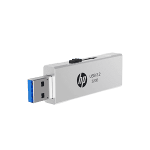 HP 818w |  32GB  | USB 3.2 | Flash Drive | Silver Metal